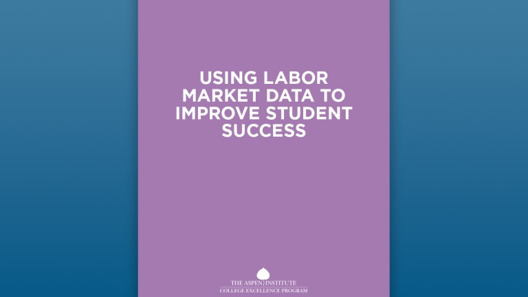 Using Labor Market Data to Improve Student Success