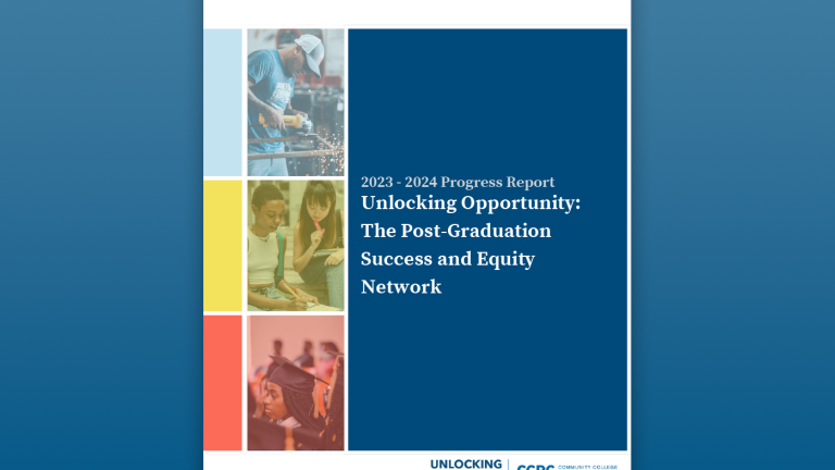 Unlocking Opportunity 2023-2024 Progress Report Cover