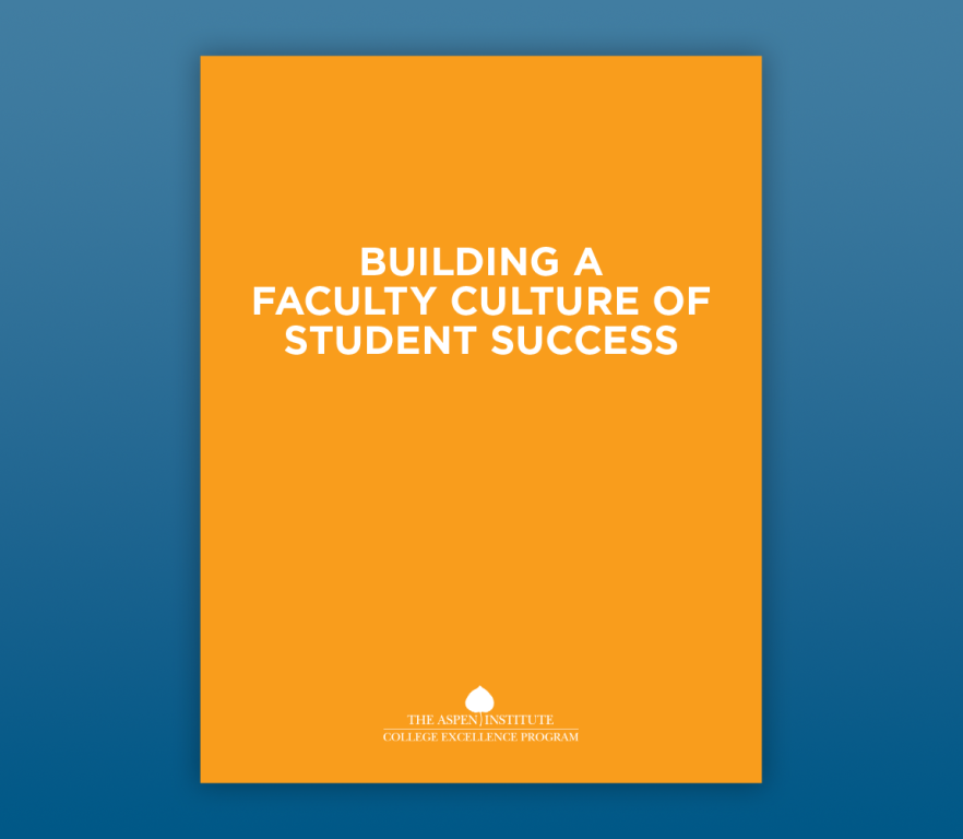 Building a Faculty Culture of Student Success