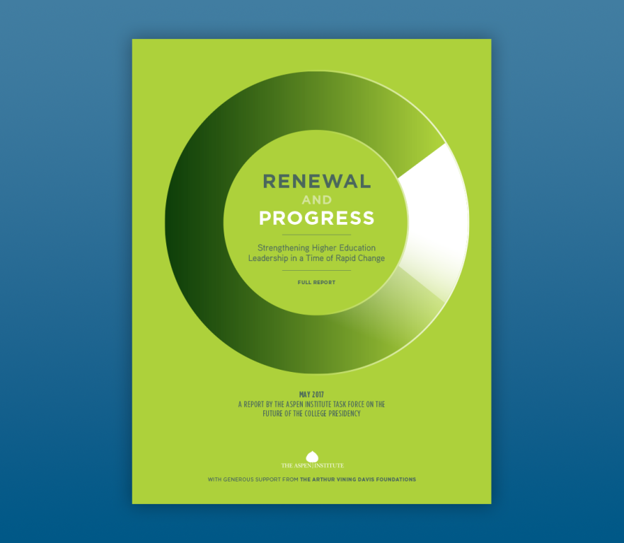 Renewal and Progress: Strengthening Higher Education Leadership in a Time of Rapid Change