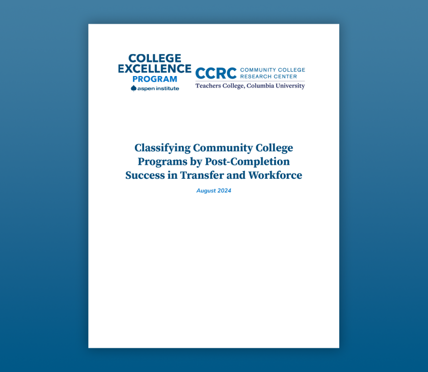 Classifying Community College Programs
