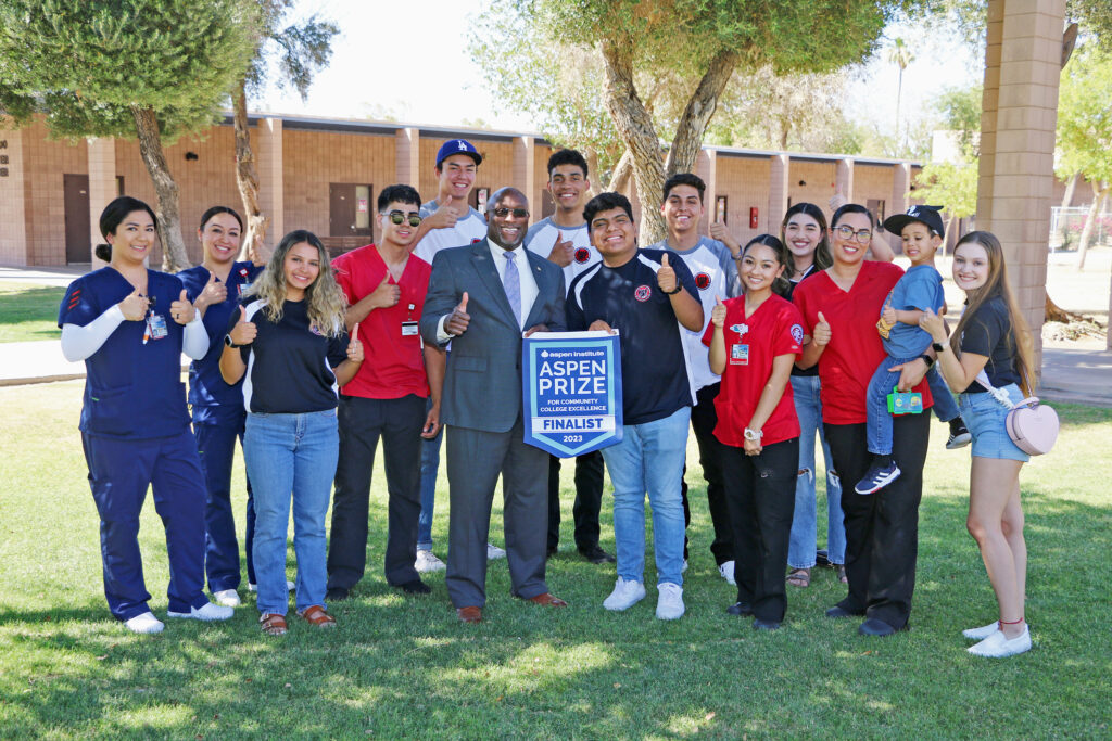 President Lennor Johnson at Imperial Valley College
